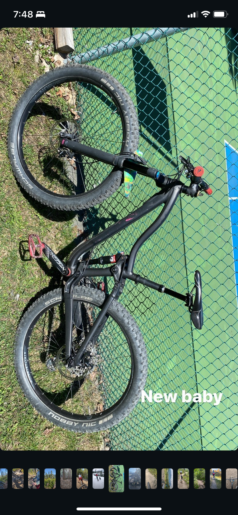 2020 Trek Double suspension, red handle grips, ... Black