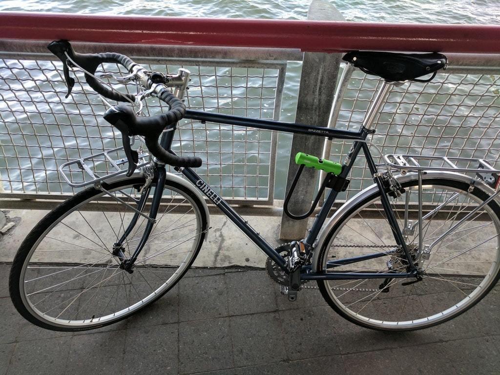 2017 Cinelli XL GAZZETTA DELLA STRADA Blue and Silver or Gray