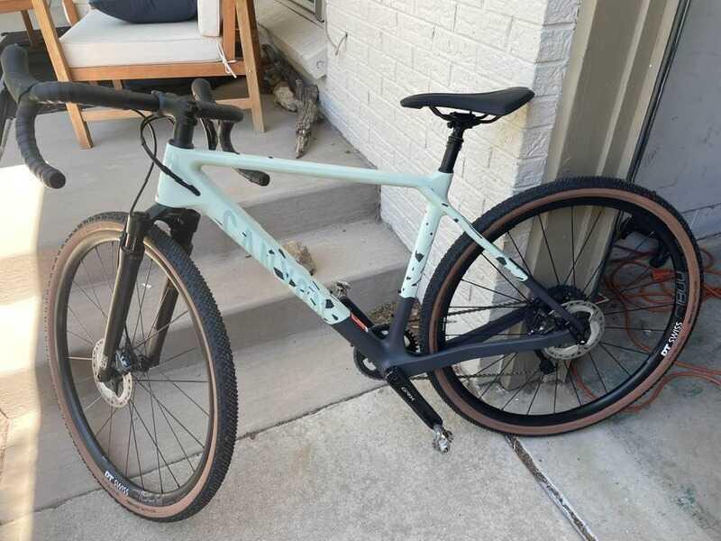 2022 Canyon bicycles Grizl CF SL 8 1by FS 22 S gn Green and Black