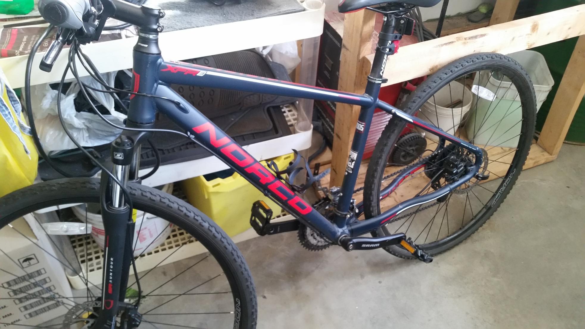2015 Norco Bikes XFR 3 18 Blue and Red
