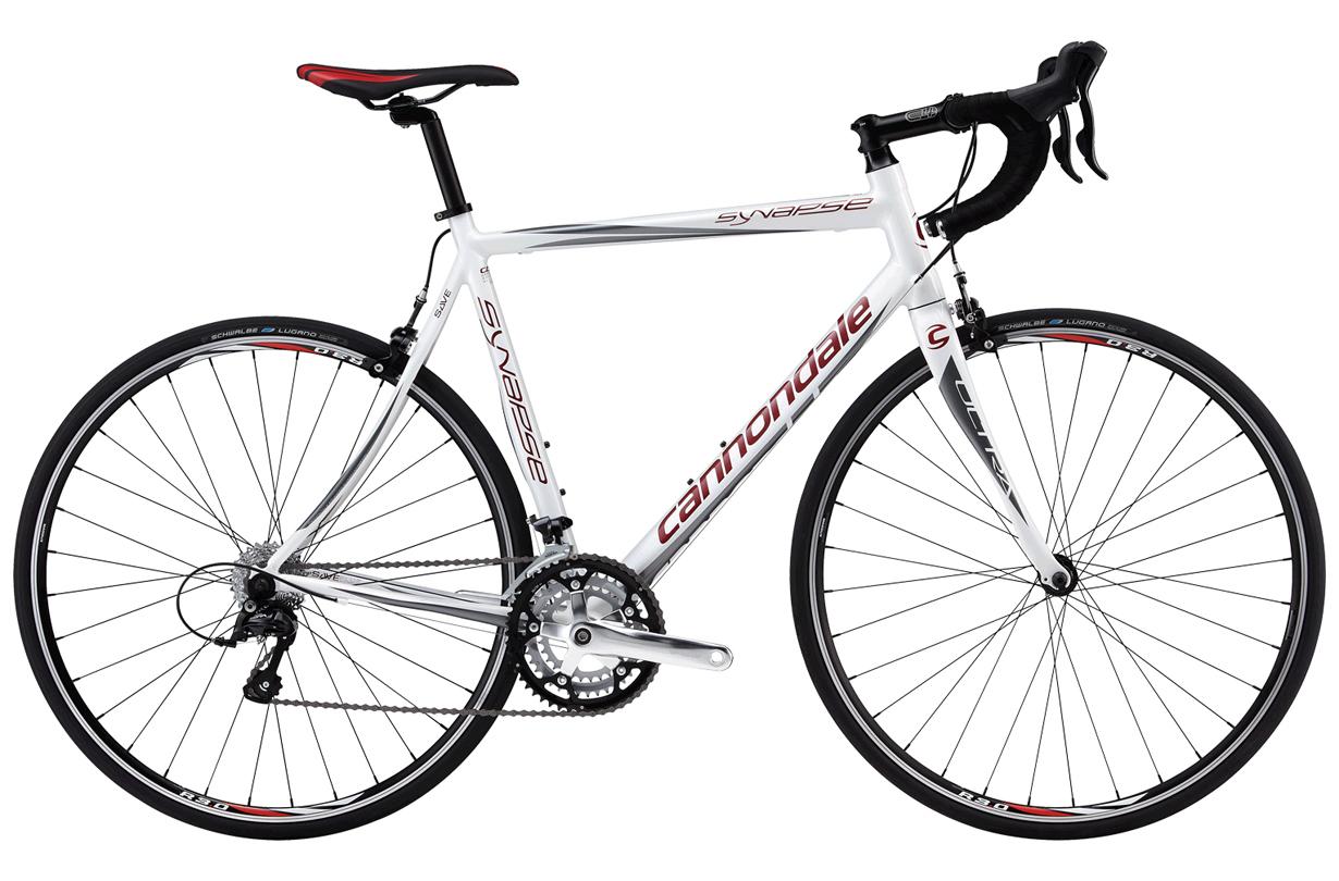 2012 Cannondale Synapse7 - Model#2RAS7T54  White, Red, and Black