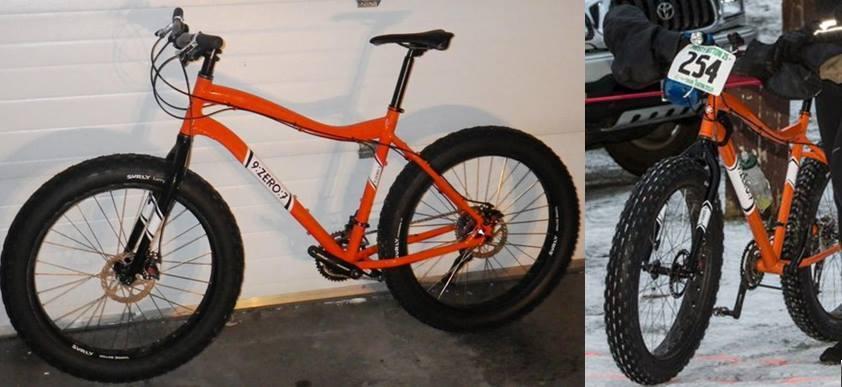 2012 9 zero 7 135mm offset frame  Orange