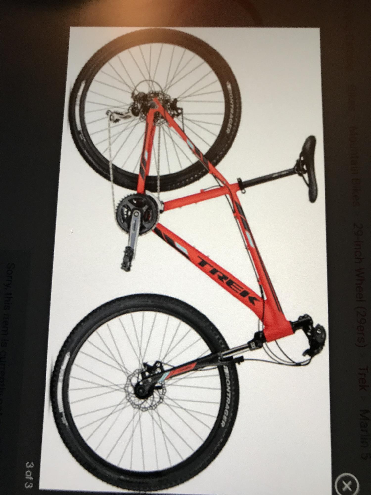 2016 Trek Marlin 5 Red