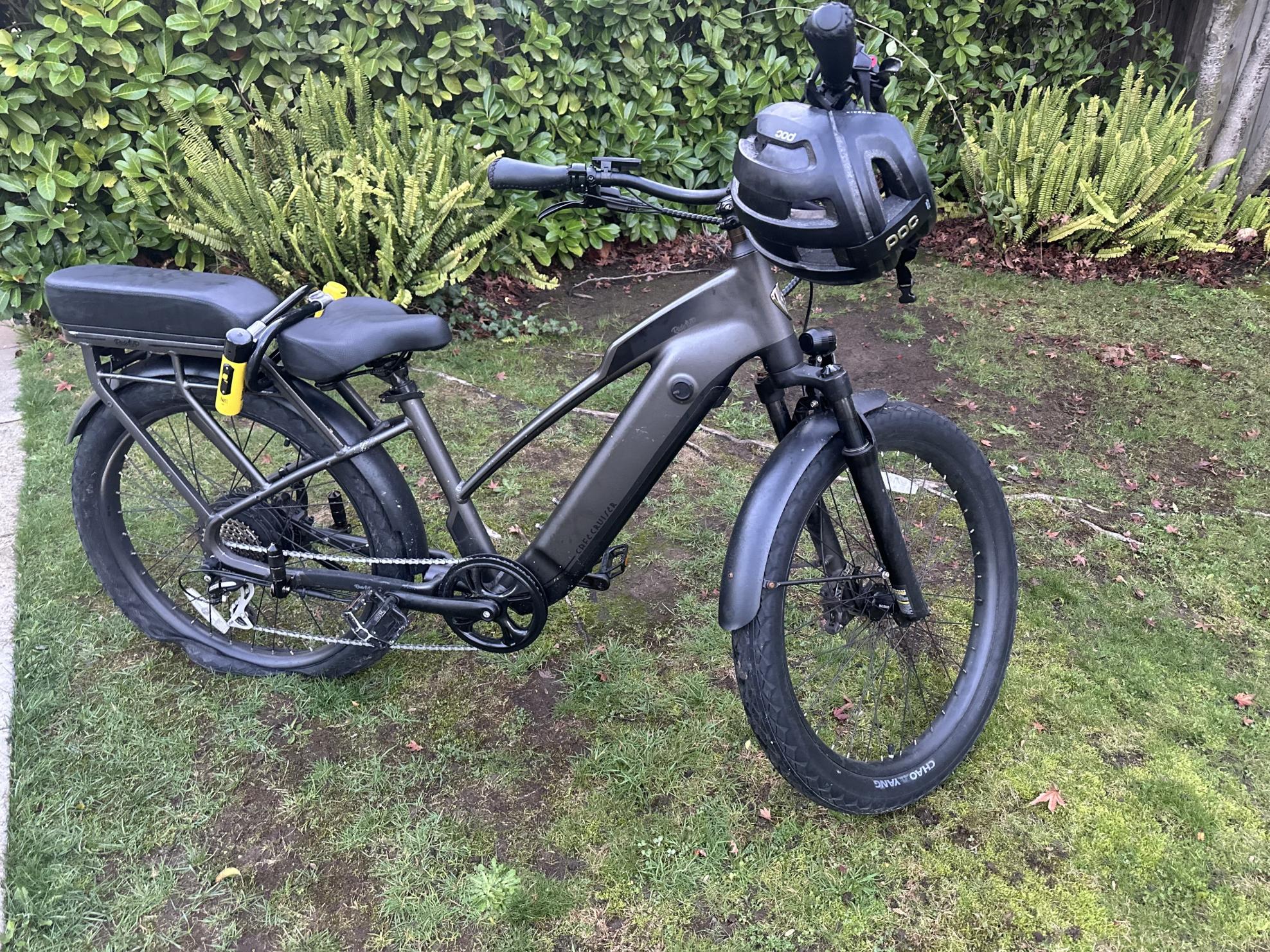 2023 Ride1Up Cafe Cruiser ST - Cruise-Gry- St Silver, gray or bare metal