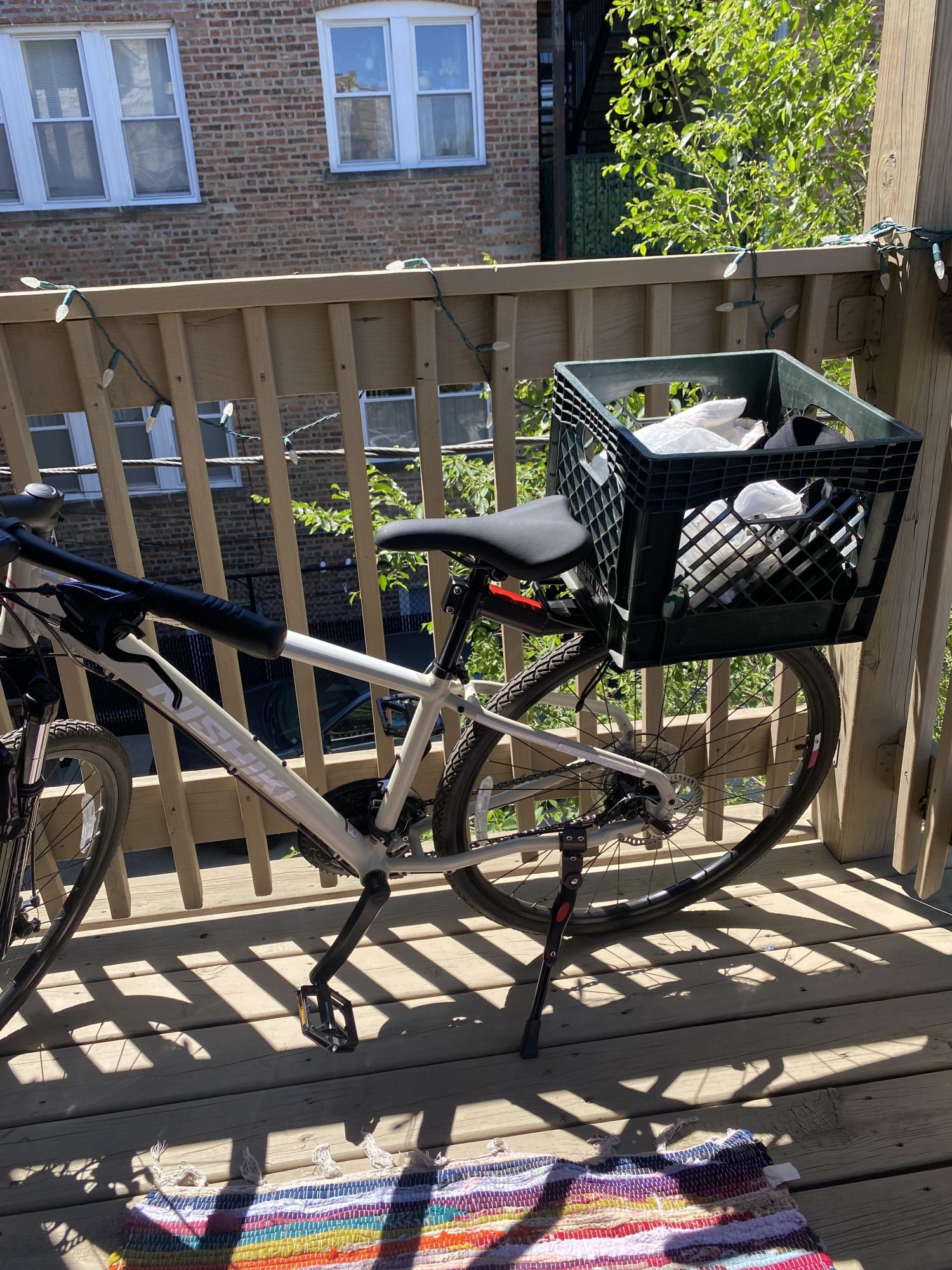 2026 Nishiki Pagosa Sport Hybrid White and Pink
