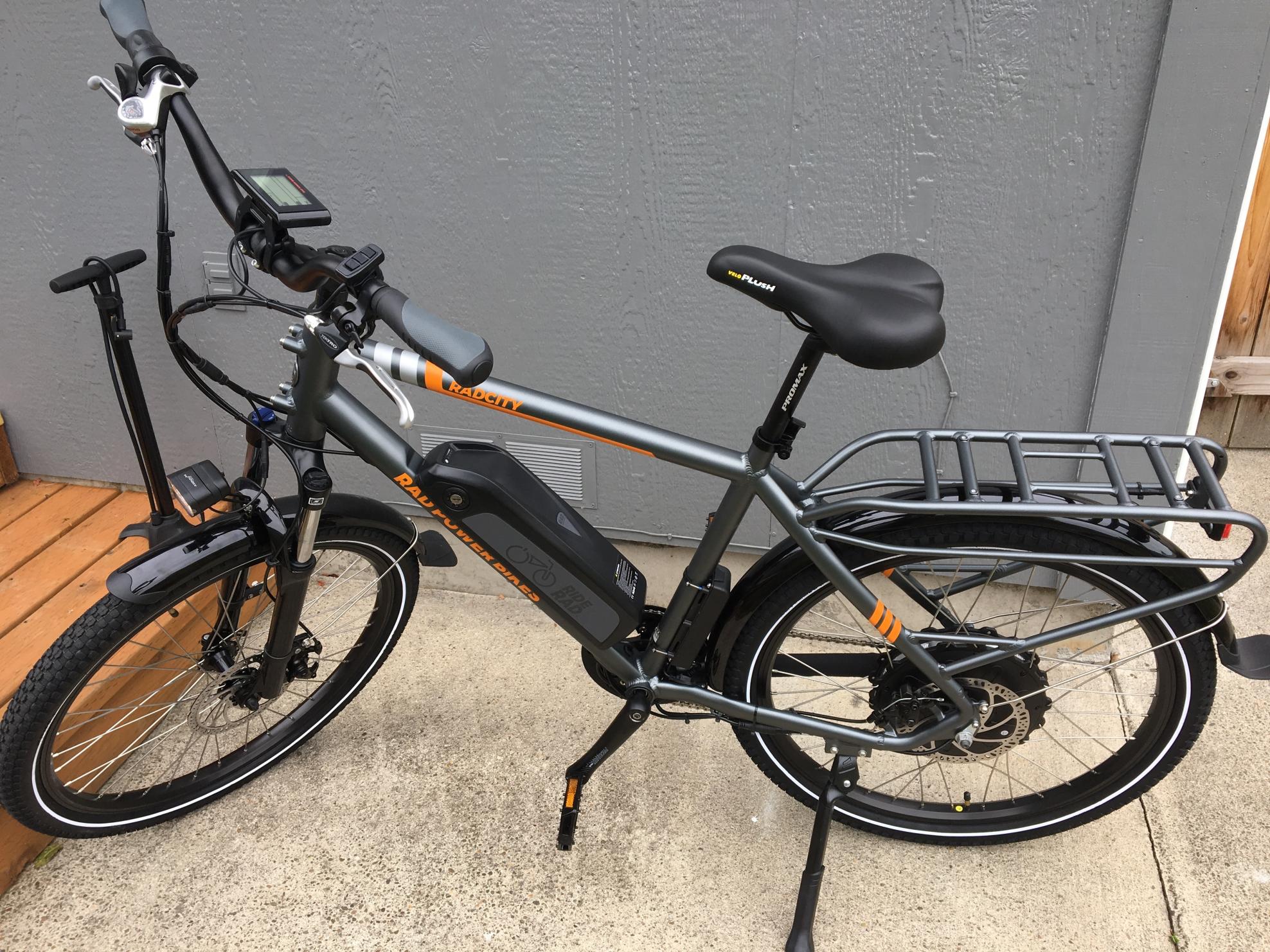 2019 Rad Power Bikes JB-TDE30Z Touring 19” Silver, gray or bare metal