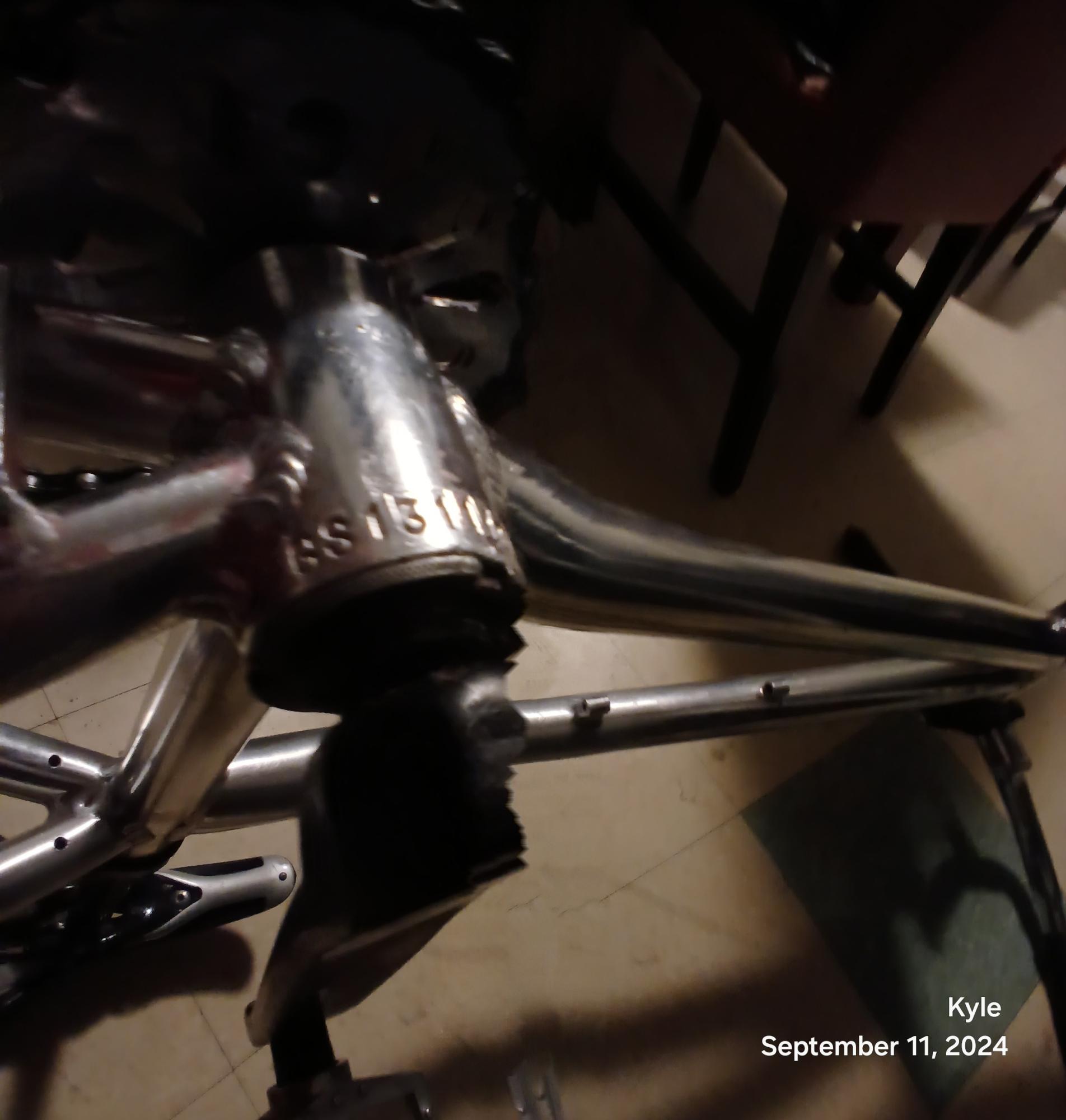 Home built Bmx Silver, gray or bare metal