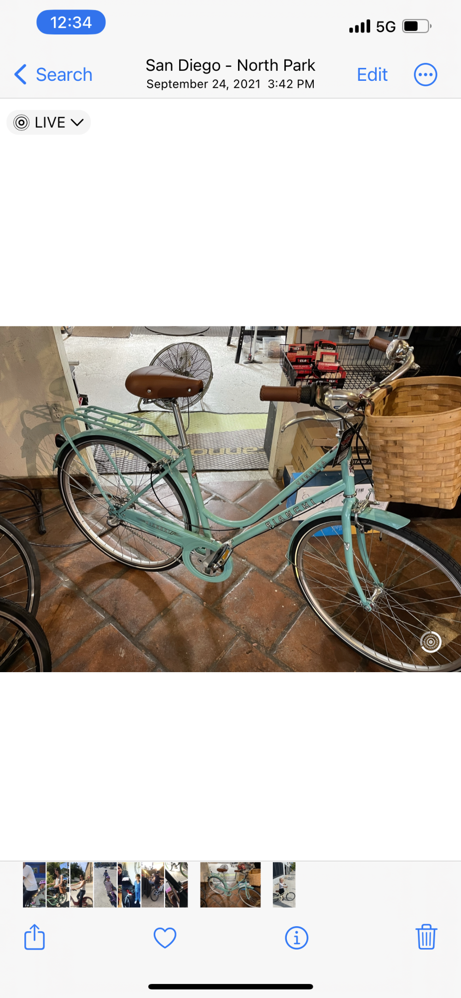 2022 Bianchi Venezia Dama Green
