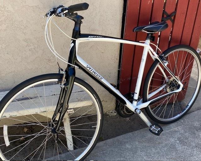 Specialized Sirrus Elite Black and White