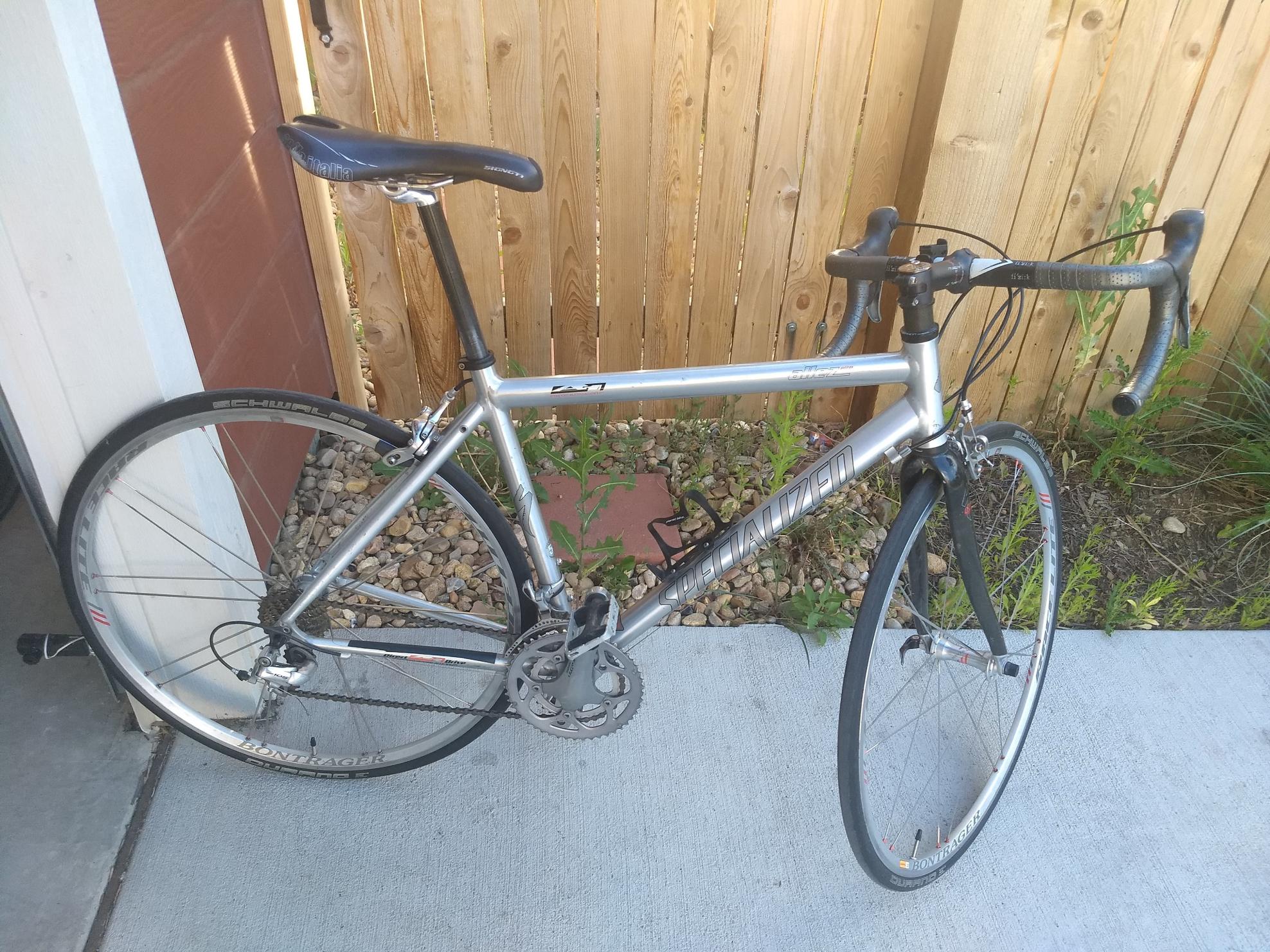 2003 Specialized Allez Elite Silver, gray or bare metal