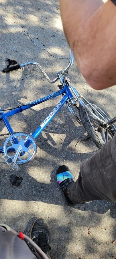 1985 Schwinn bmx Blue