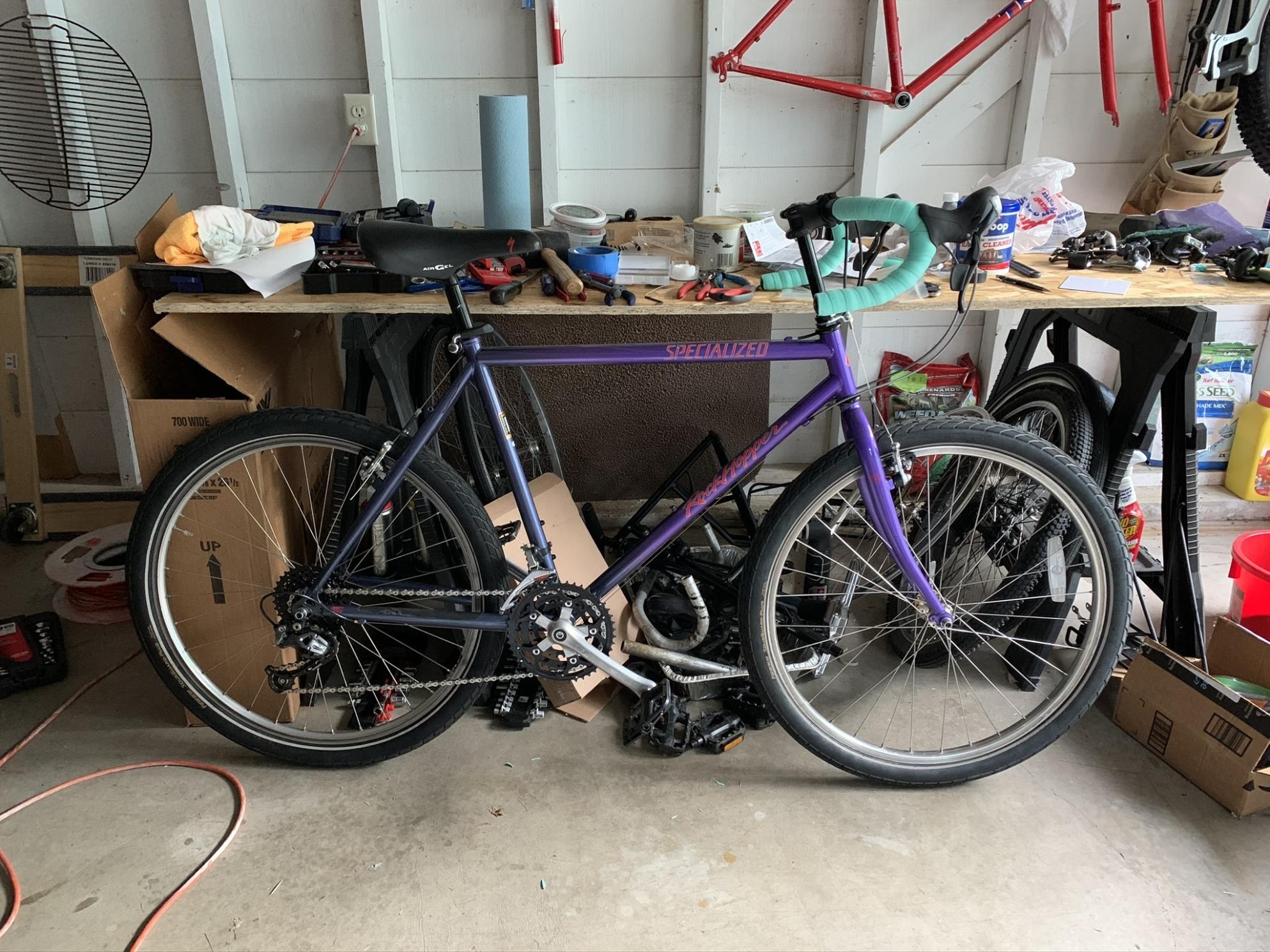 1993 Specialized Rockhopper Blue and Purple