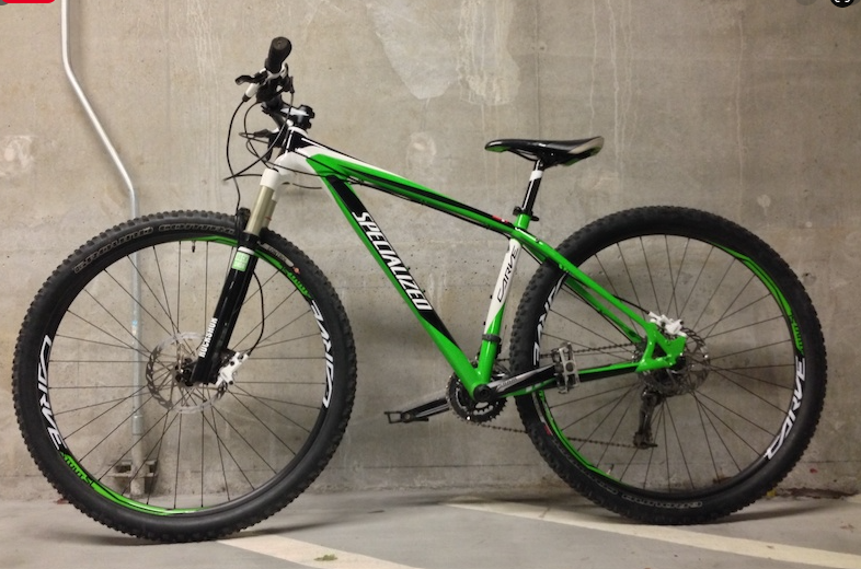 2013 Specialized Carve Comp 29 Green and Black