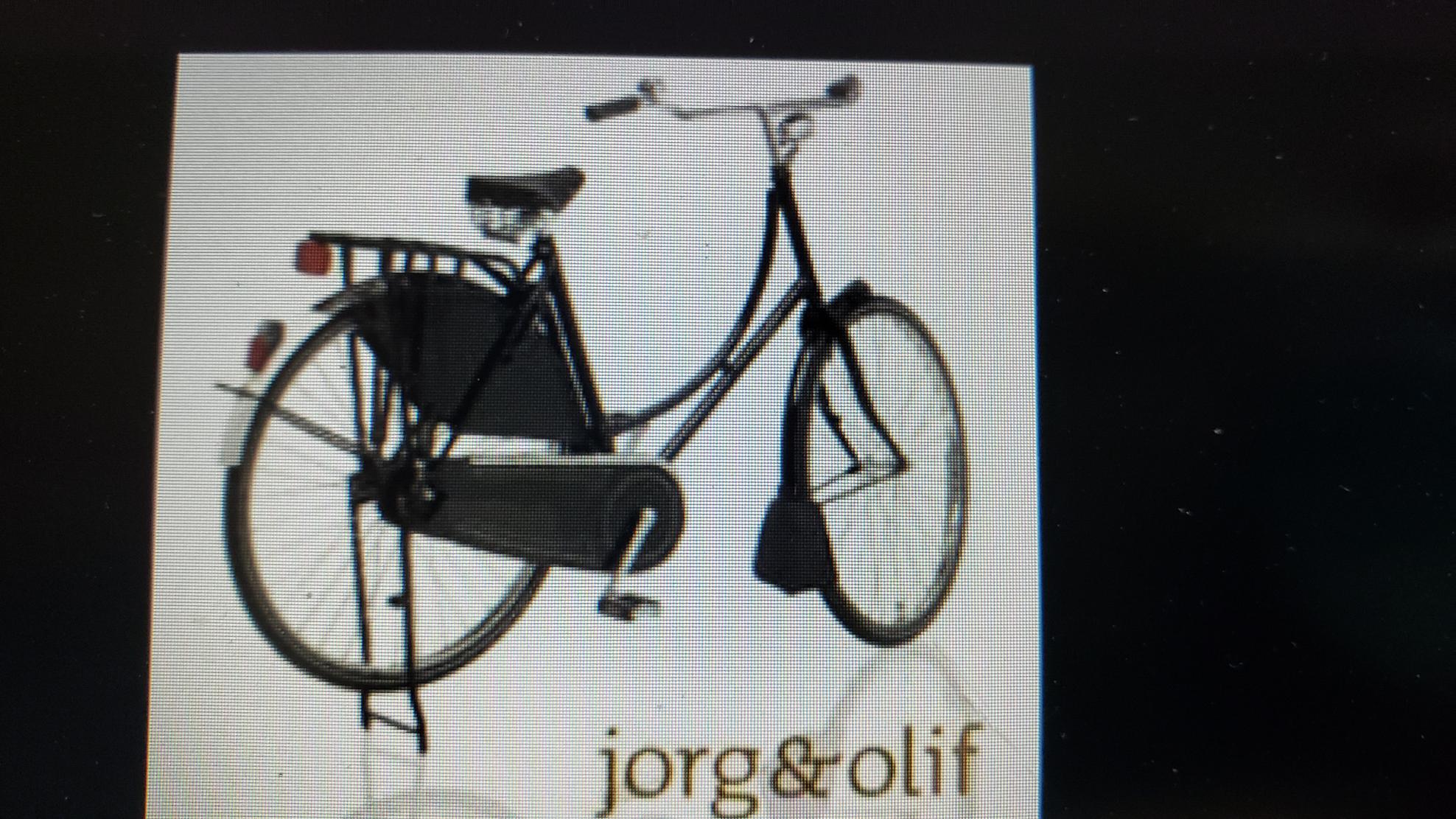 Jorg & Olif omafiets Black