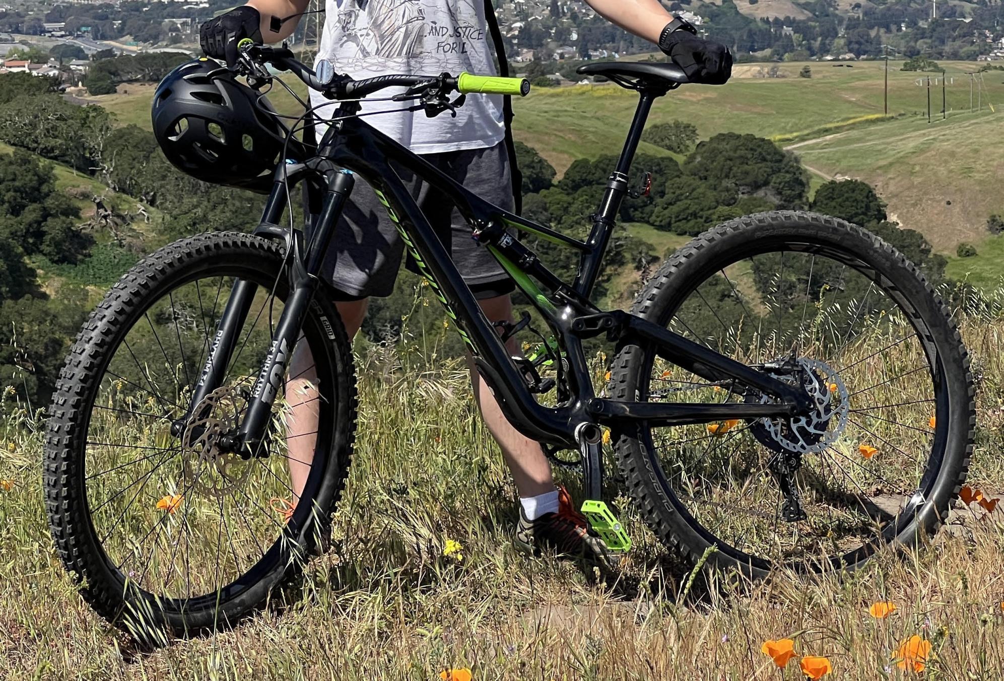 2019 Specialized Stumpjumper Carbon Comp Black and Green