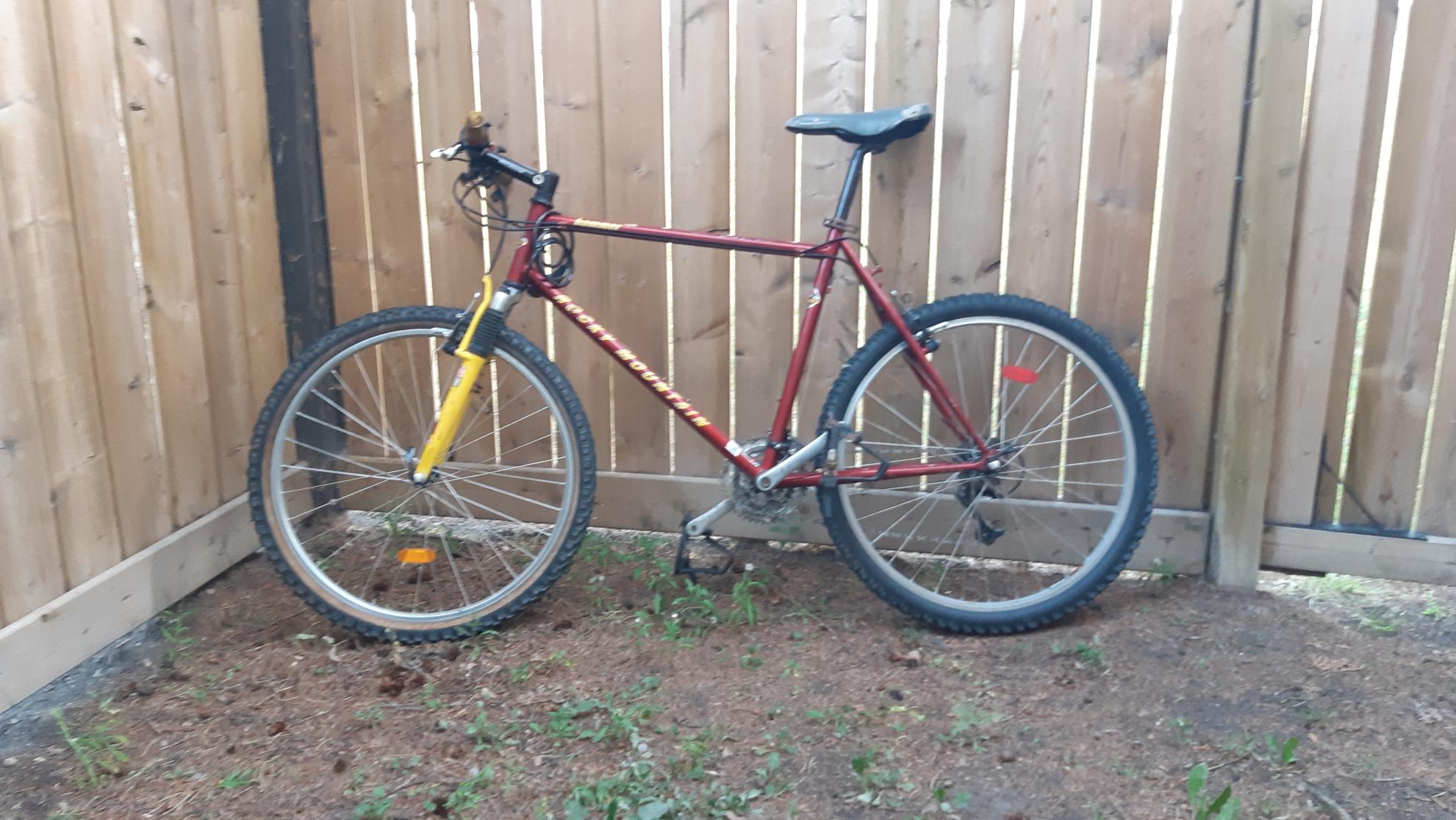 1996 Rocky Mountain Bicycles Red
