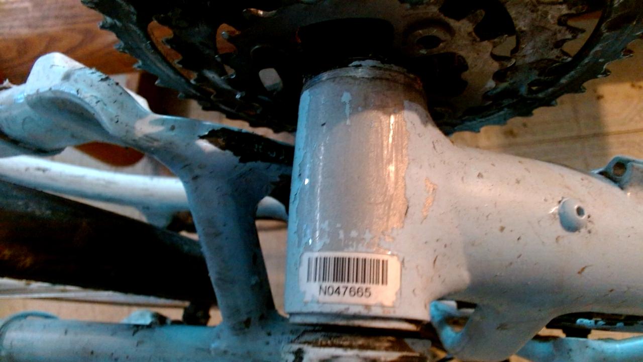 Cannondale Silver, gray or bare metal, Black, and Blue