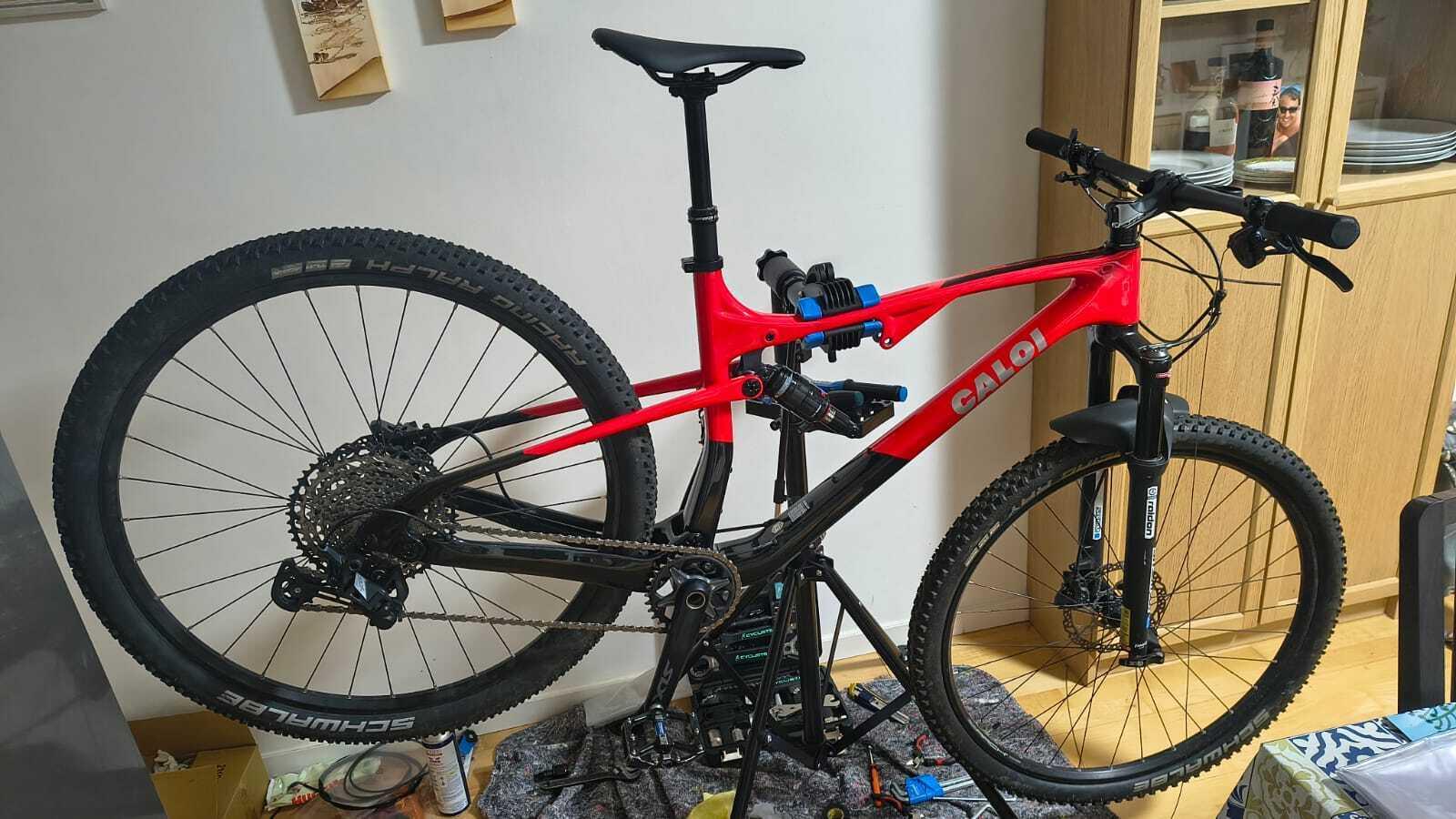 2024 Caloi Caloi Elite Carbon FS SLX Red