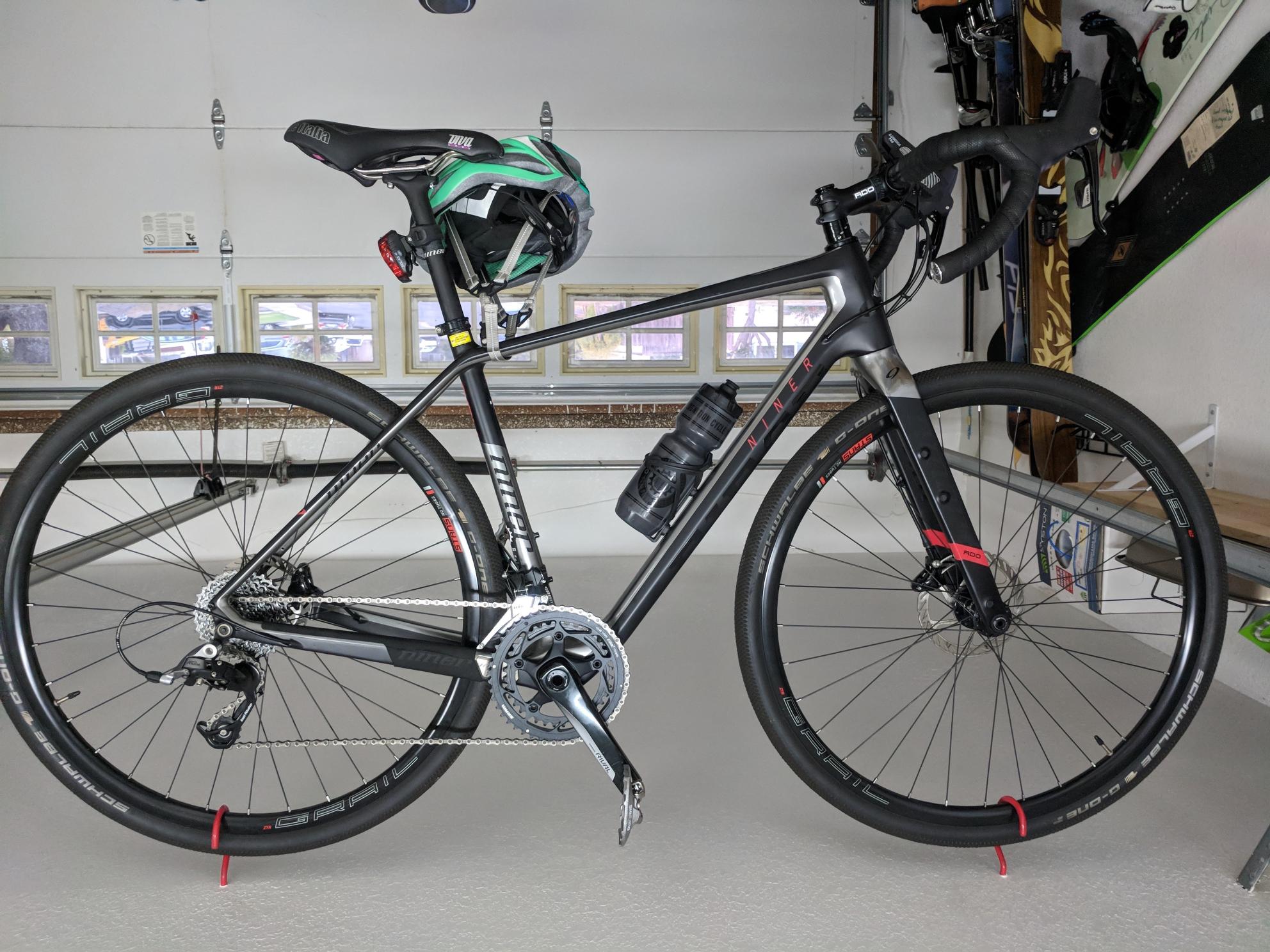 2018 Niner Black and Silver, gray or bare metal