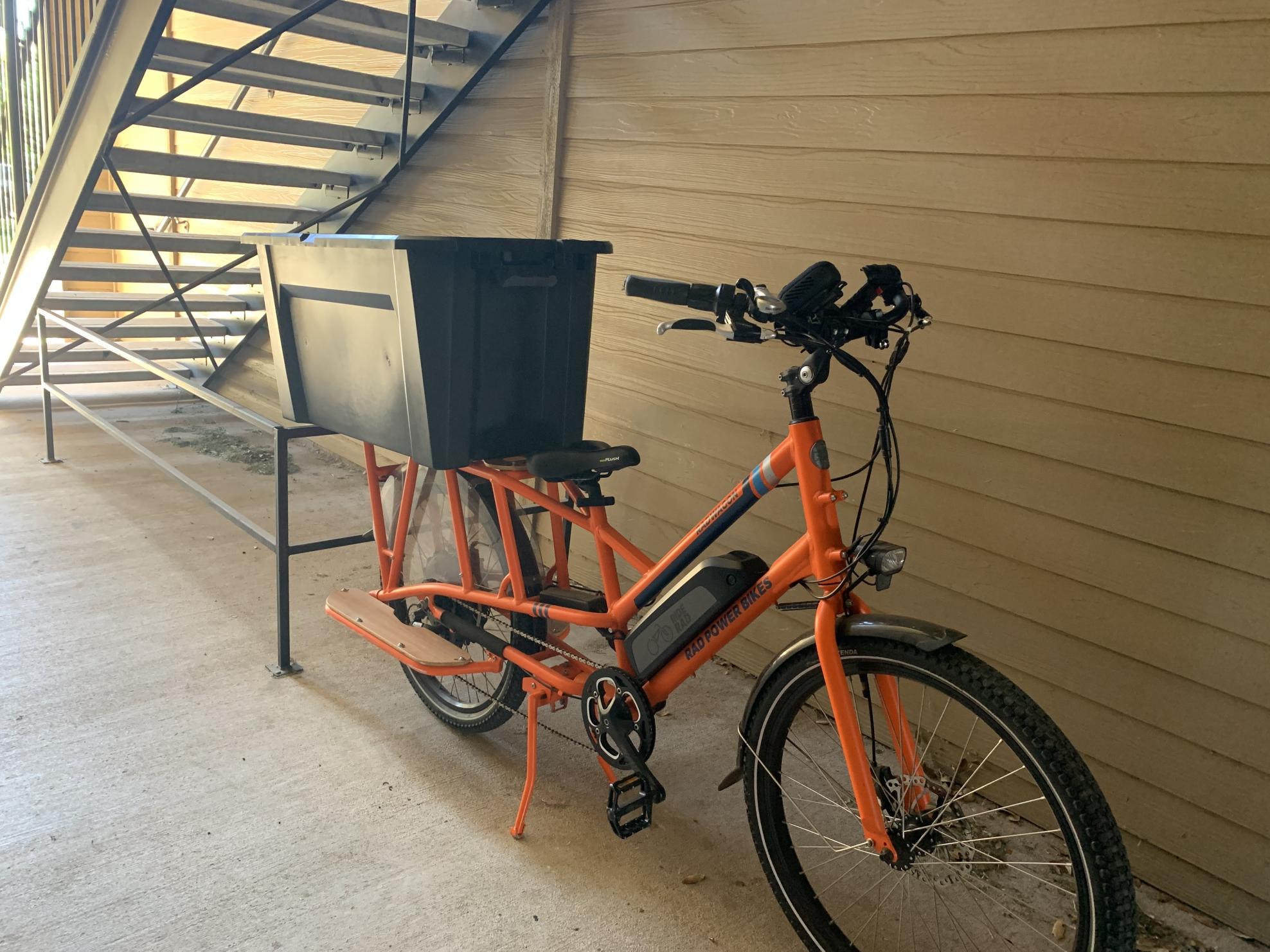 2020 Rad Power Bikes RadWagon 4 Electric Cargo Bike Orange