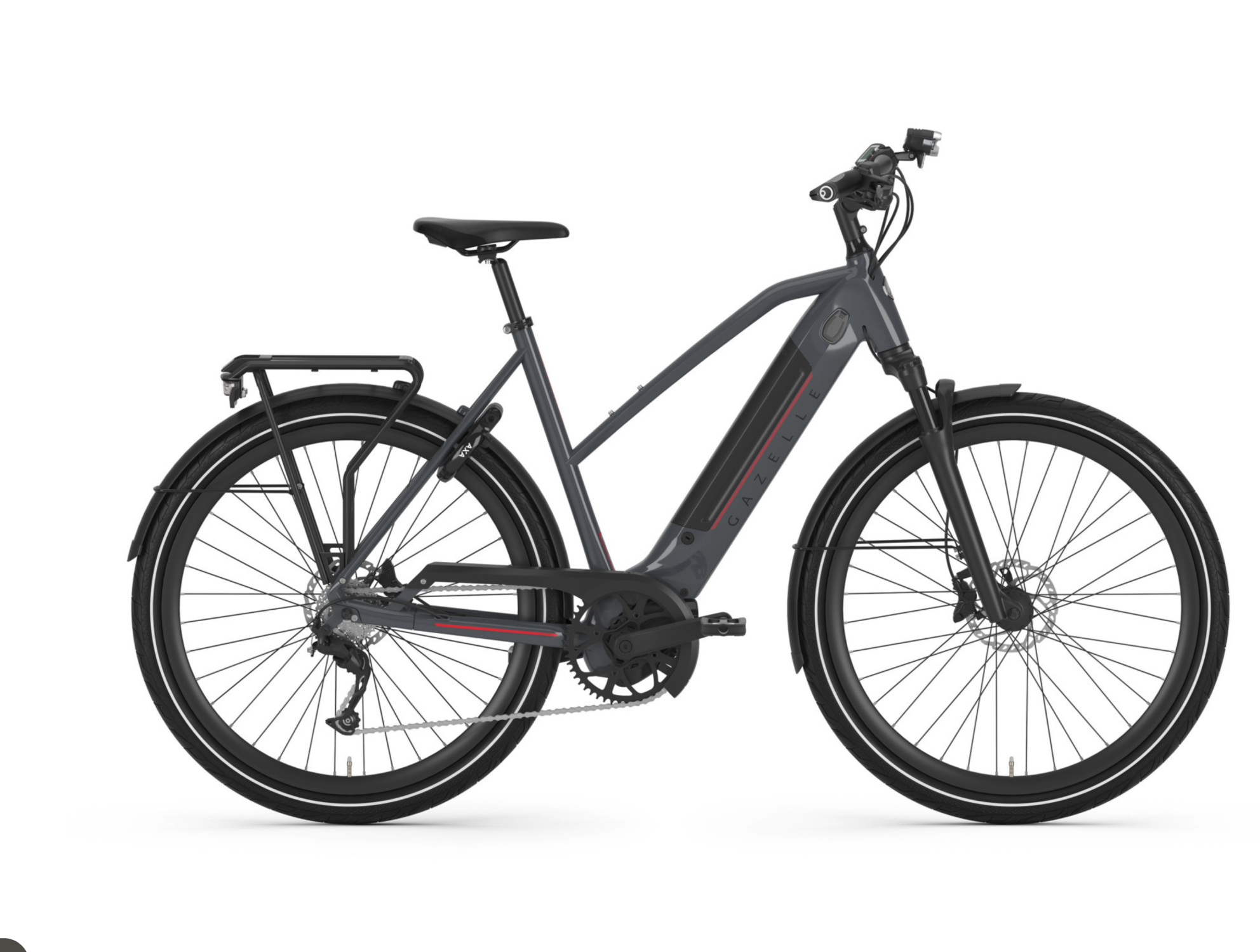 2025 Gazelle Ultimate T10+ Silver, gray or bare metal