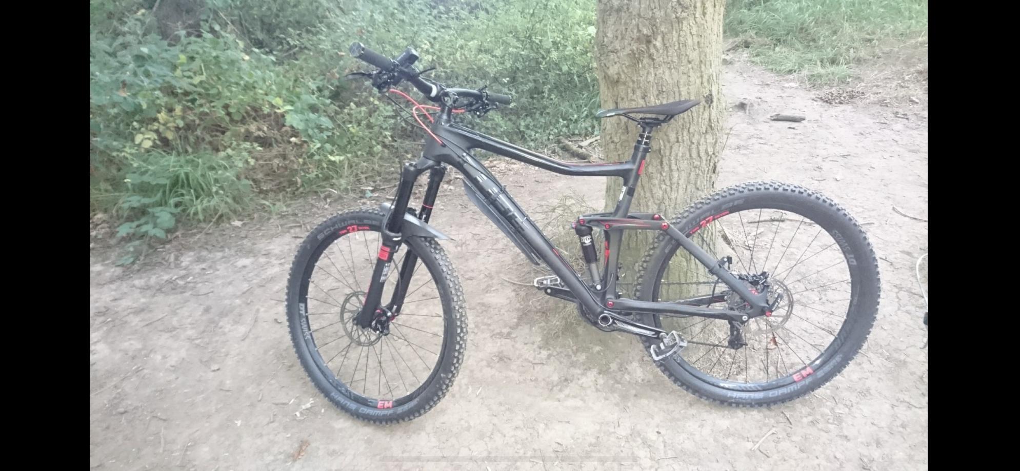 2015 Cube Stereo hpc 160 27.5 650b Black