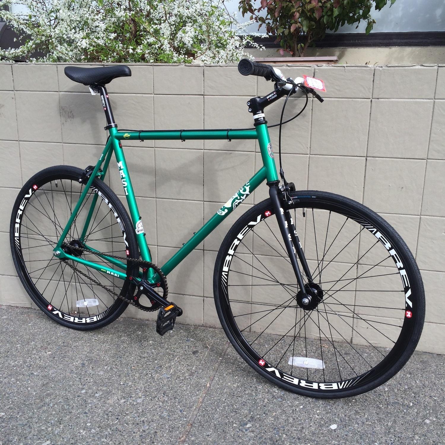 2015 Masi Fixed Uno Riser Green