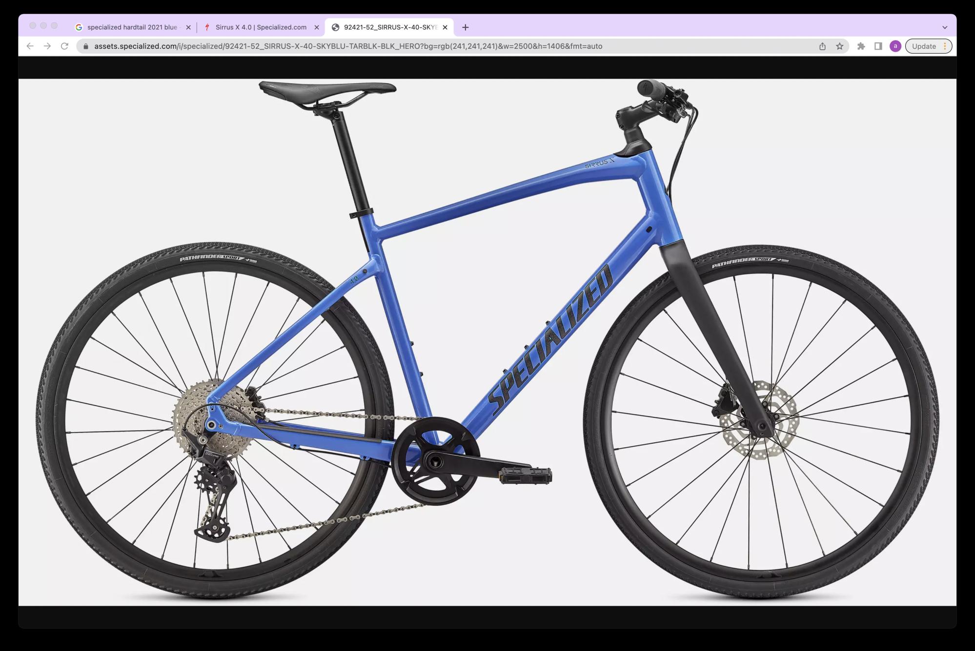 2021 Specialized Hardtail Blue