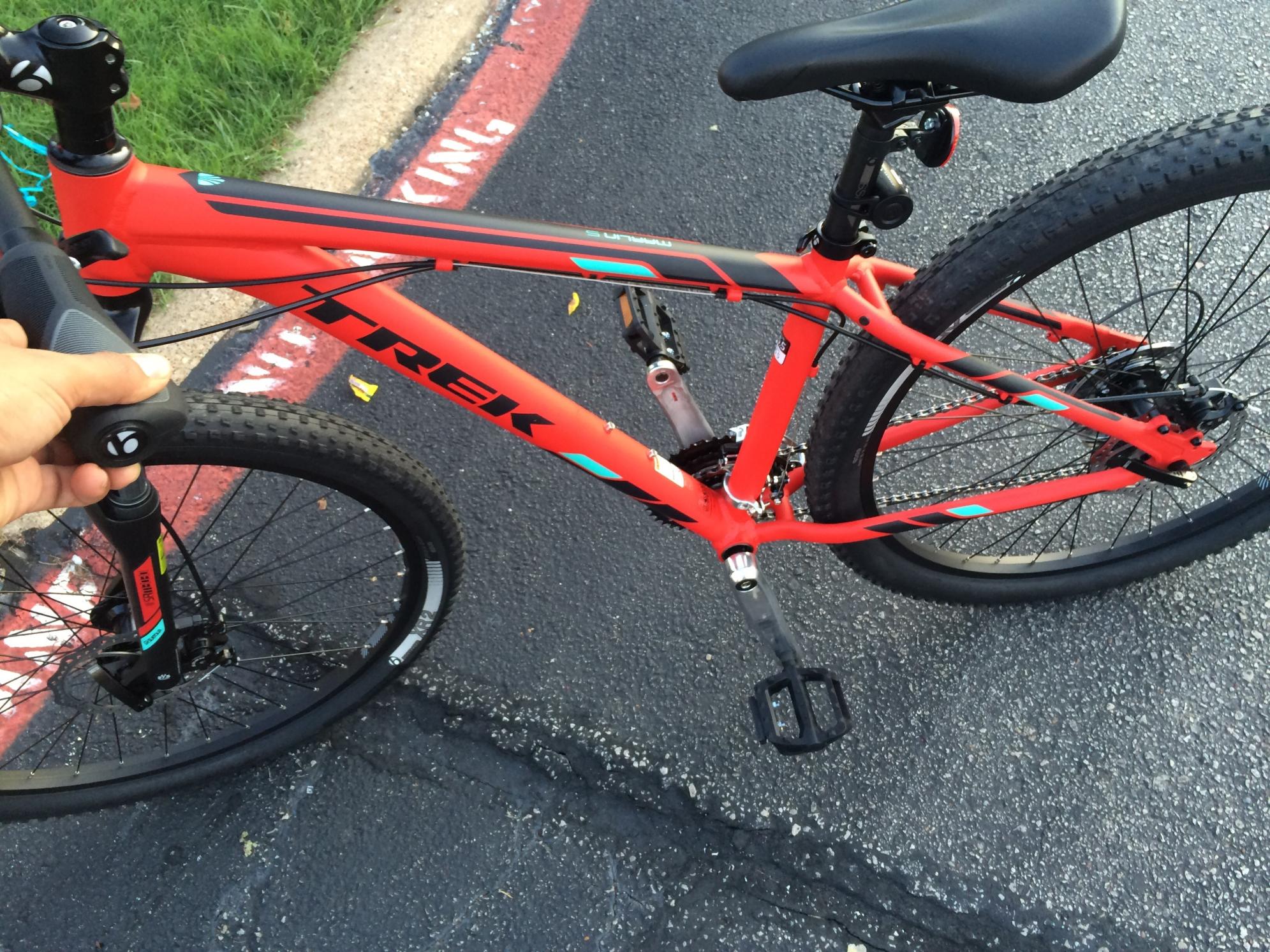 Trek Alpha silver aluminum Red