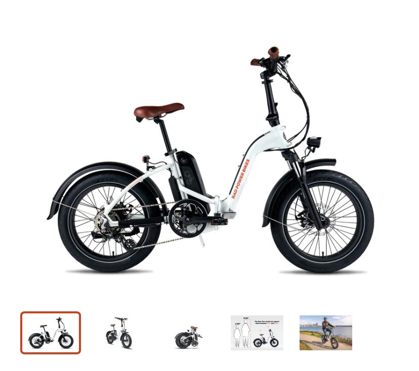 2020 Rad Power Bikes RadMini Step-Thru 2 White