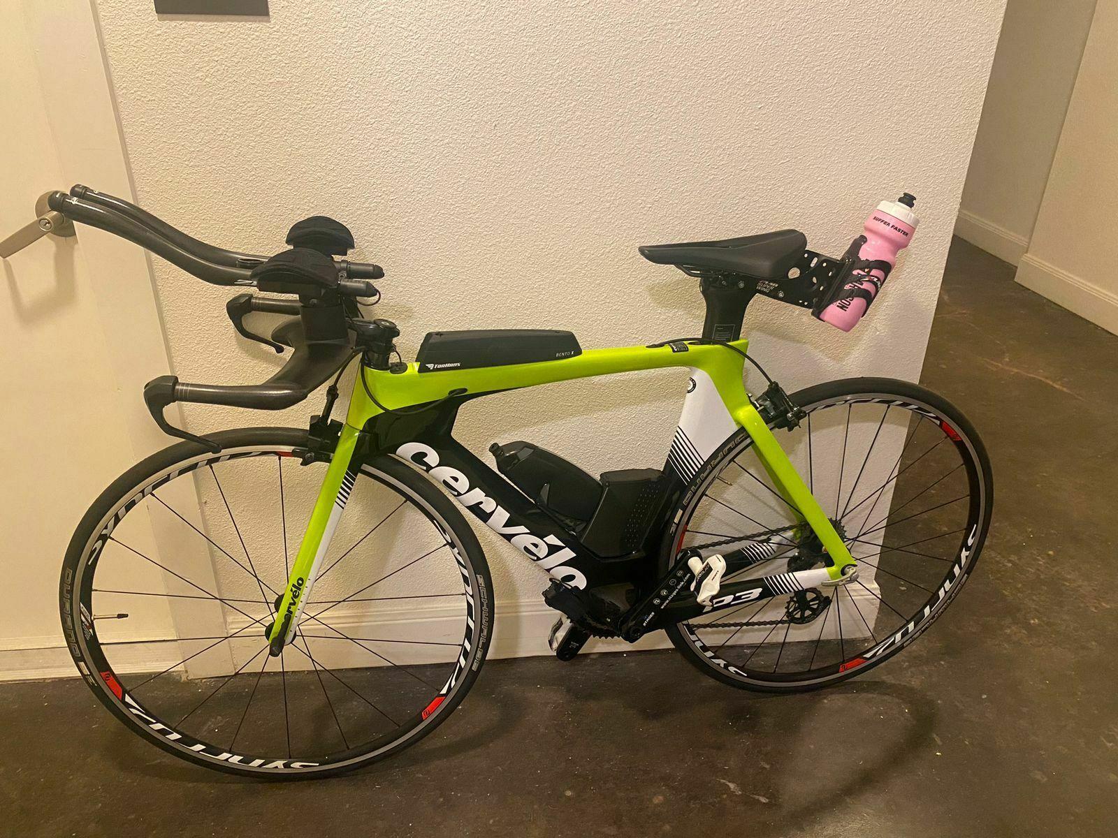 Cervélo P3 Green, Black, and White