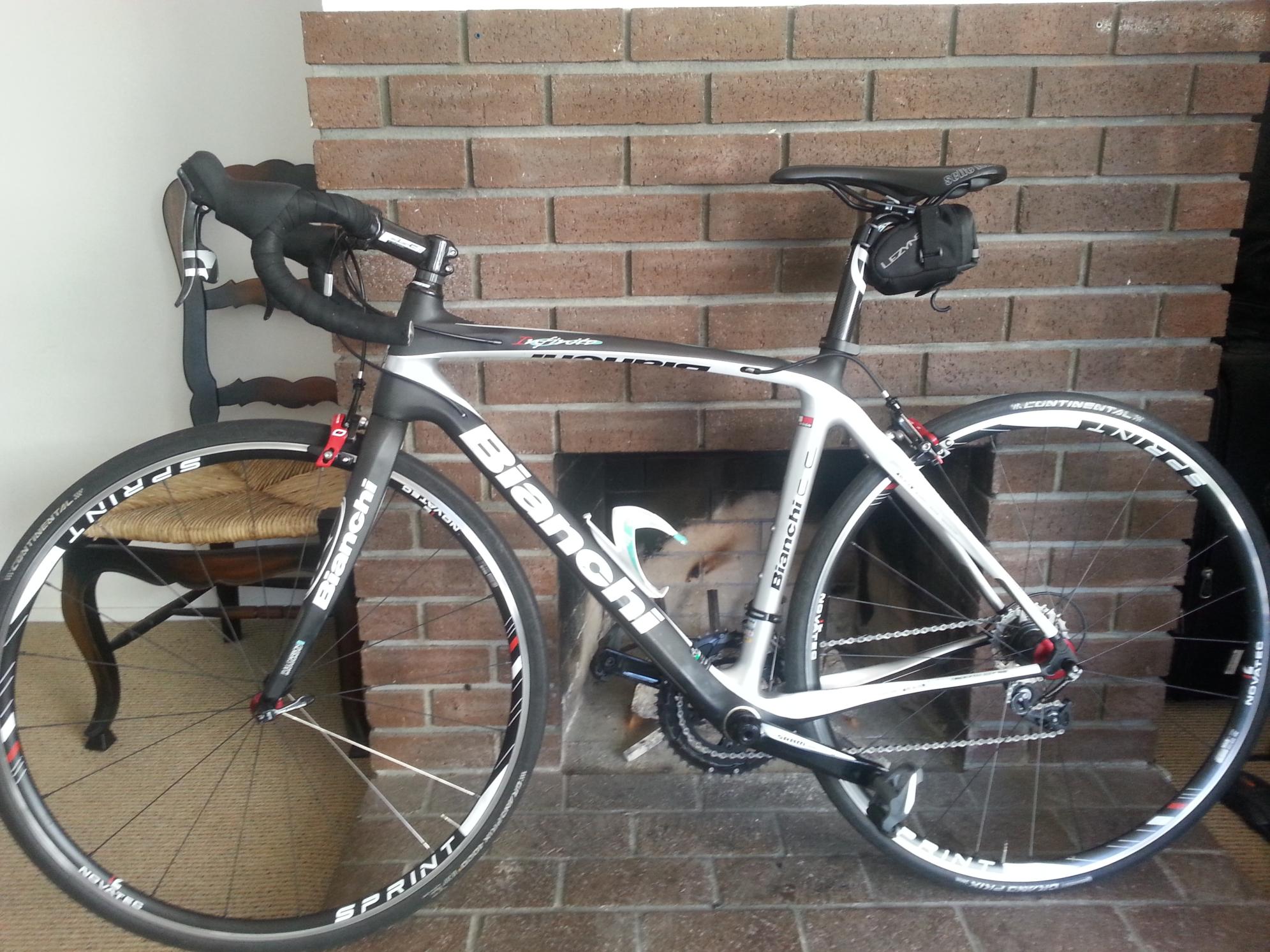 2013 Bianchi Infinito Ultegra Compact Silver or Gray