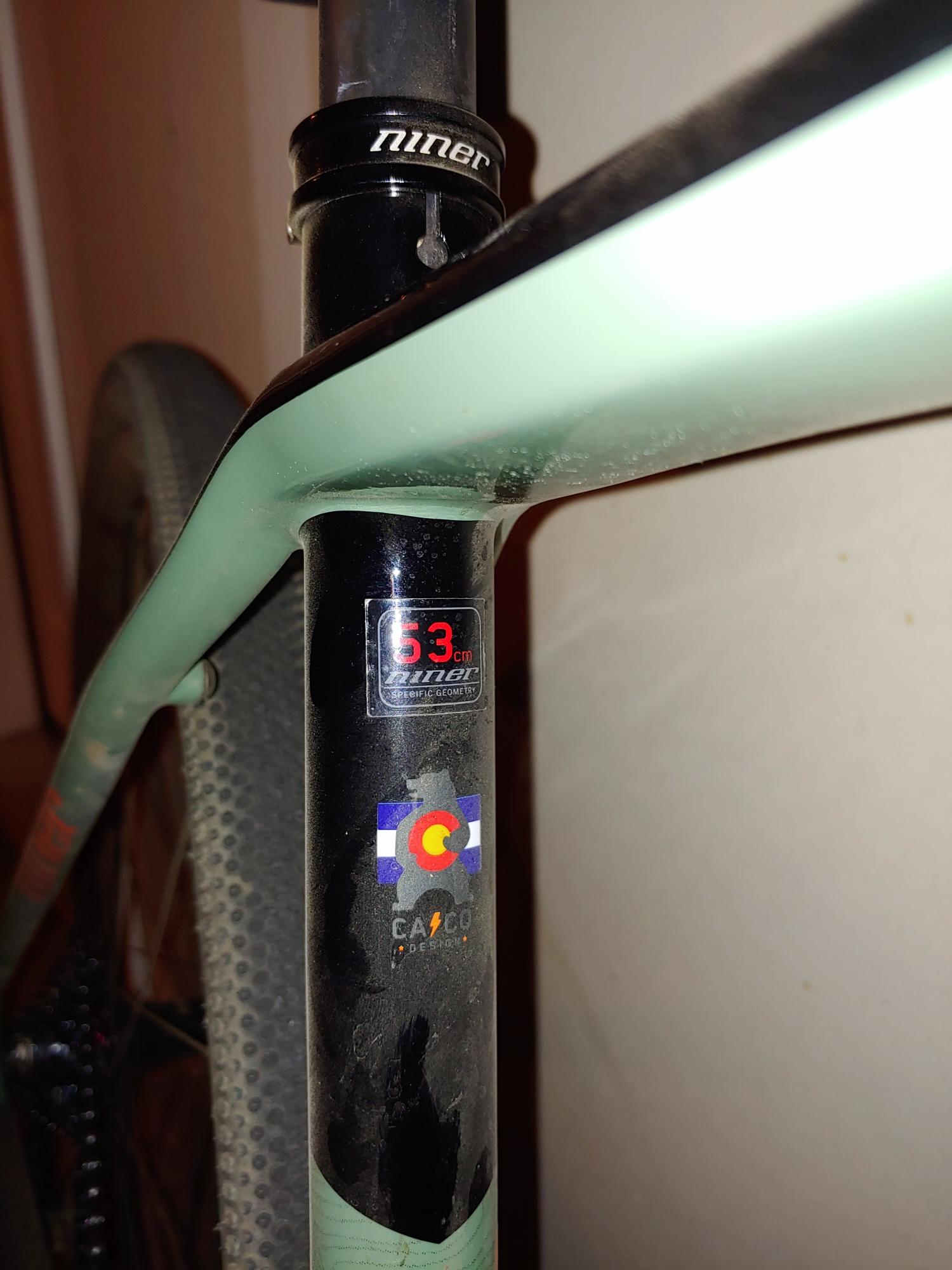 2020 Niner RLT 9 RDO Green, Black, and Orange