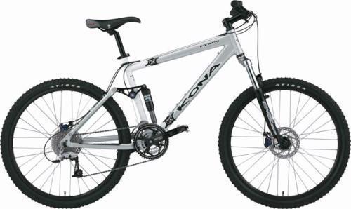 2005 Kona Kikapu Silver or Gray and White