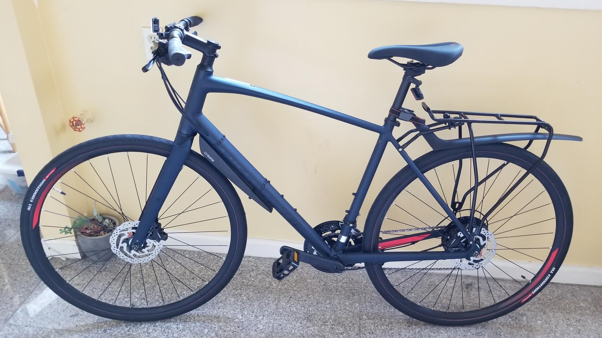 2019 Specialized Sirrus Sport Blue, Red, and Black