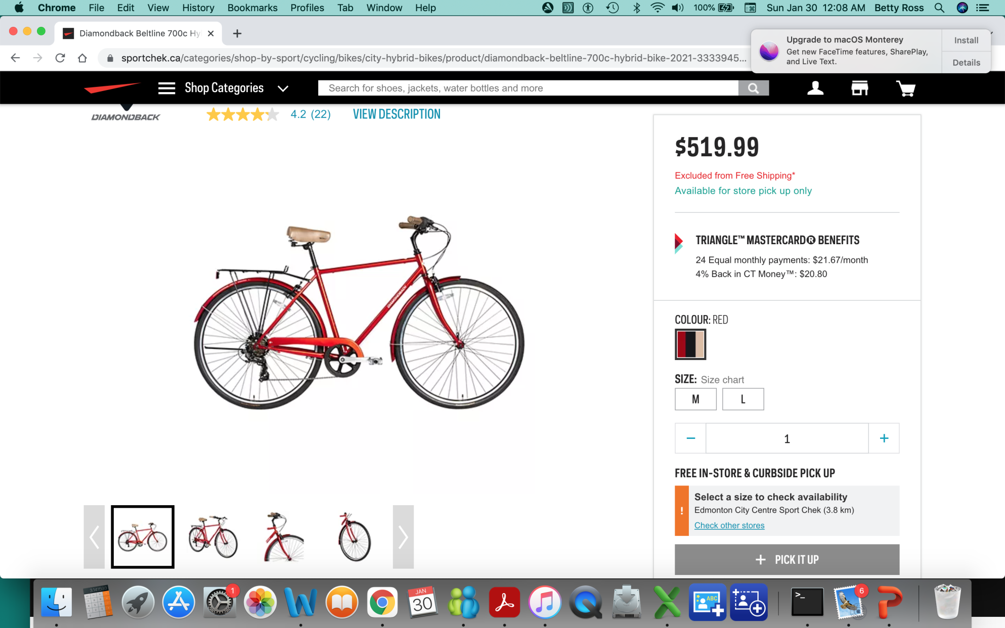 2021 Diamondback Hi-ten Red