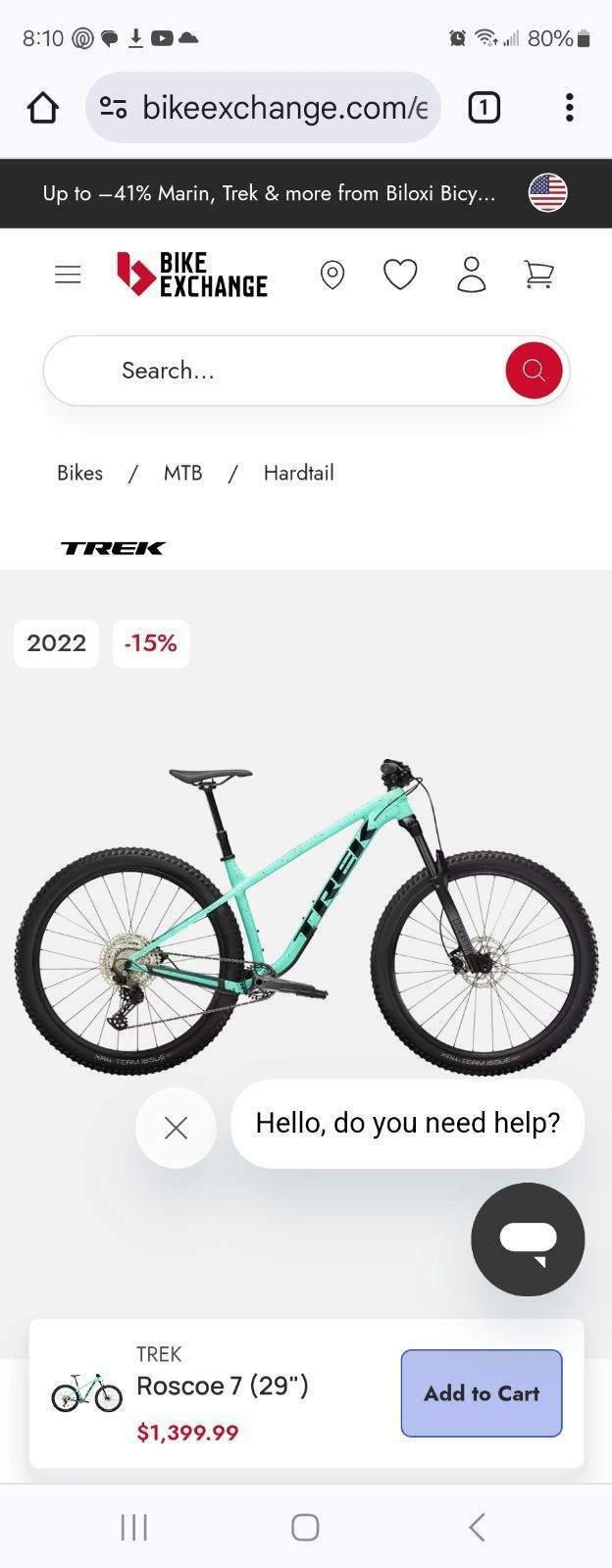 2024 Trek Roscoe Teal