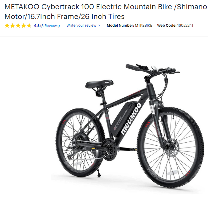 METAKOO E-BIKE Black