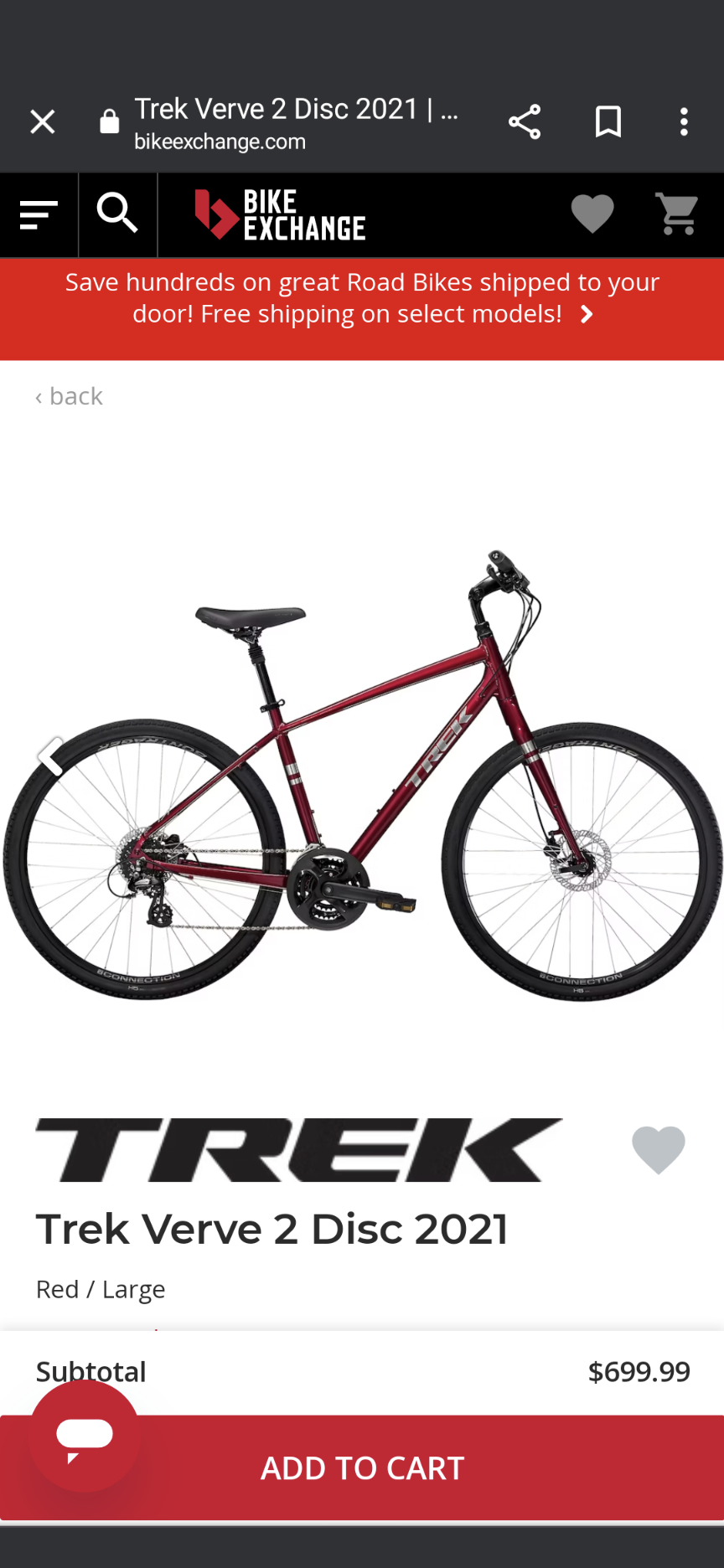 2021 Trek Red