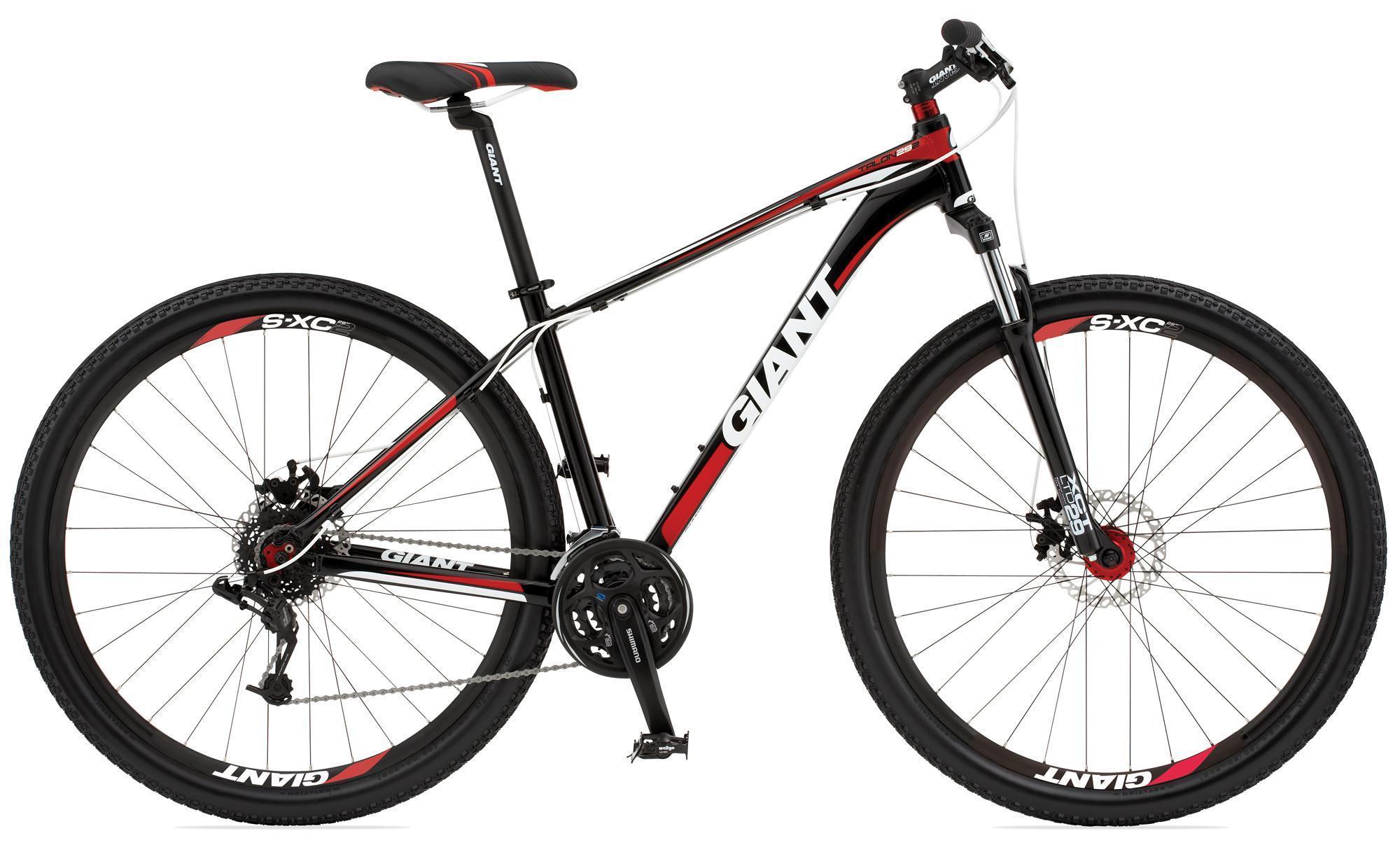 2010 Giant Talon 29er 2 Black, Red, and White