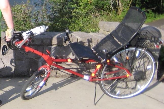 2010 Homebuilt Recumbent Short wheelbase, underseat steer  Red
