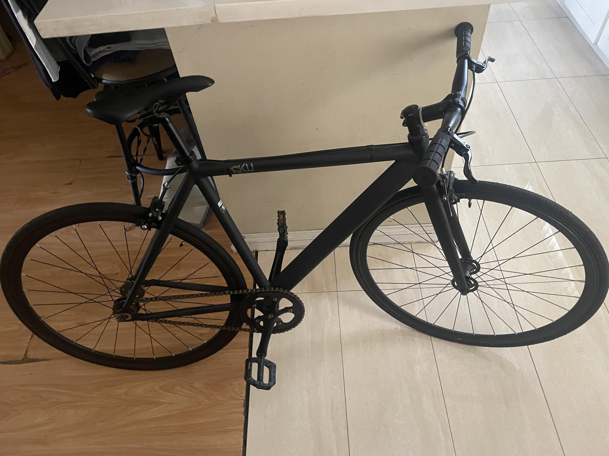 2020 6KU Fixie Urban Track Bike Black