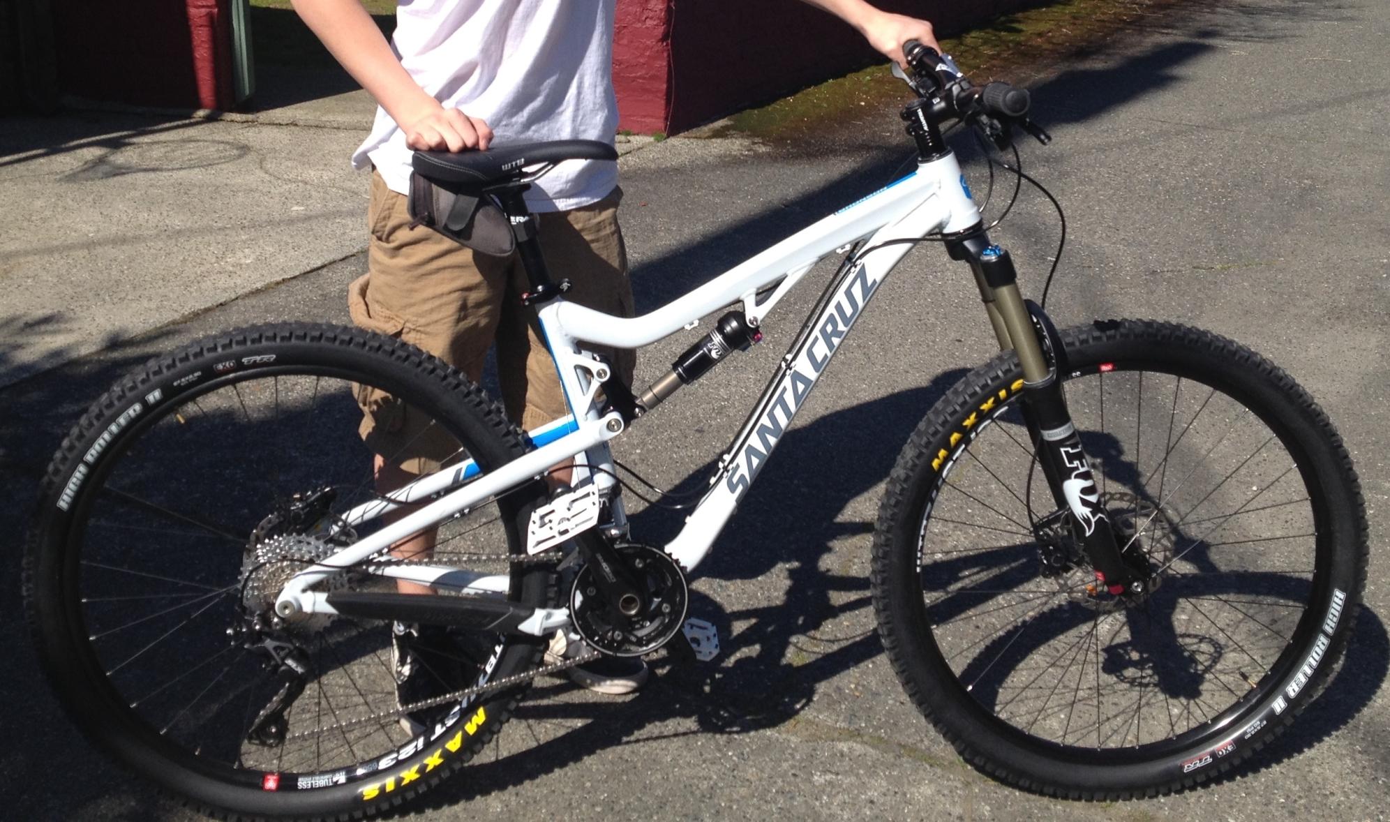 2013 Santa Cruz Bronson White