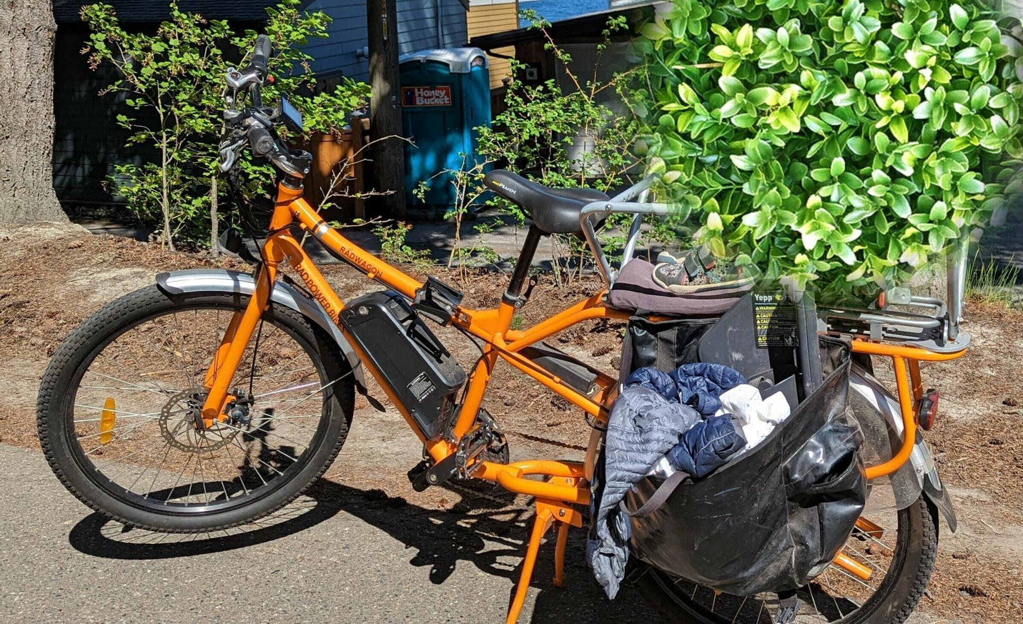 2016 Rad Power Bikes Cargo Orange