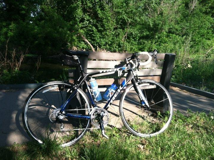 2011 Trek Madone 4.5  Black, White, and Blue