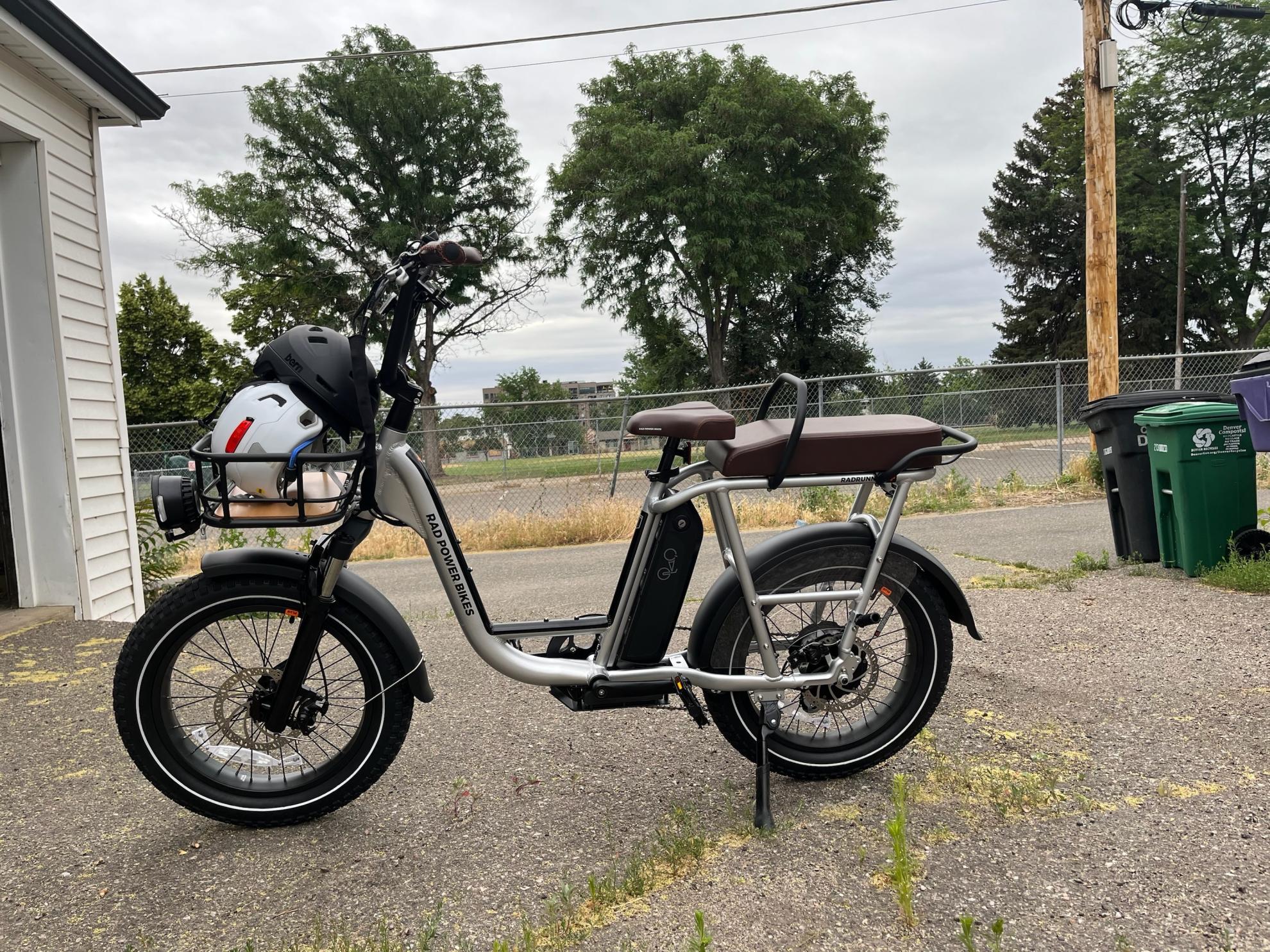 2022 Rad Power Bikes Radrunner Plus Silver, gray or bare metal