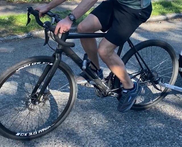 2018 Cannondale CAADX 105 Silver, gray or bare metal