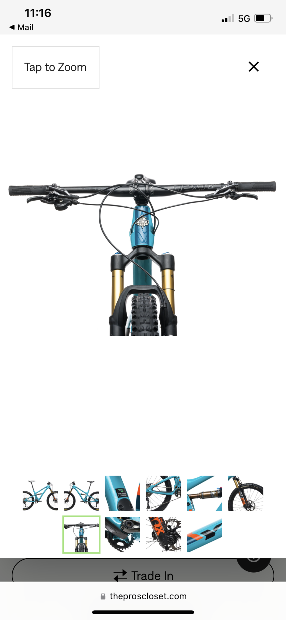 2018 Yeti Sb5 Turq Blue