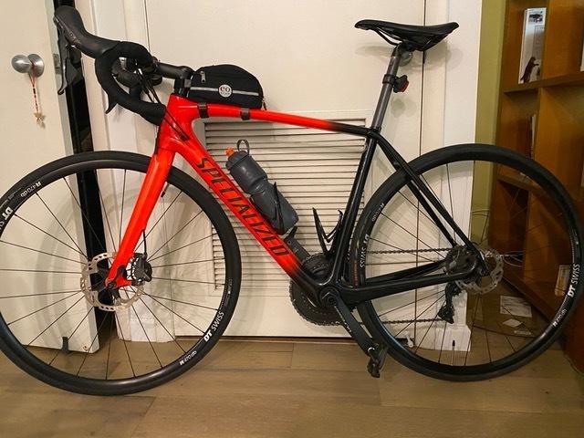 2018 Specialized Tarmac Orange and Black