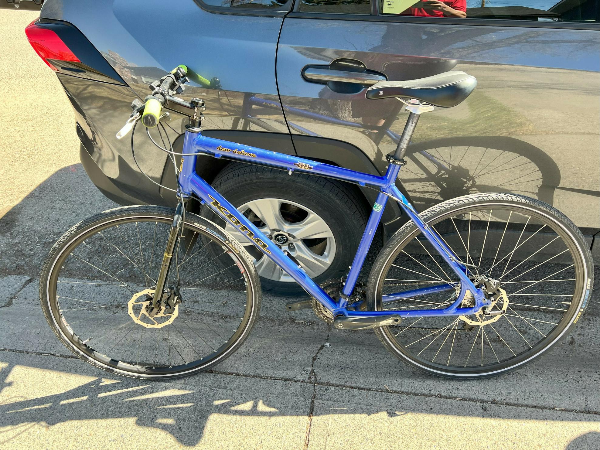 2009 Kona Dew Deluxe Blue and Black